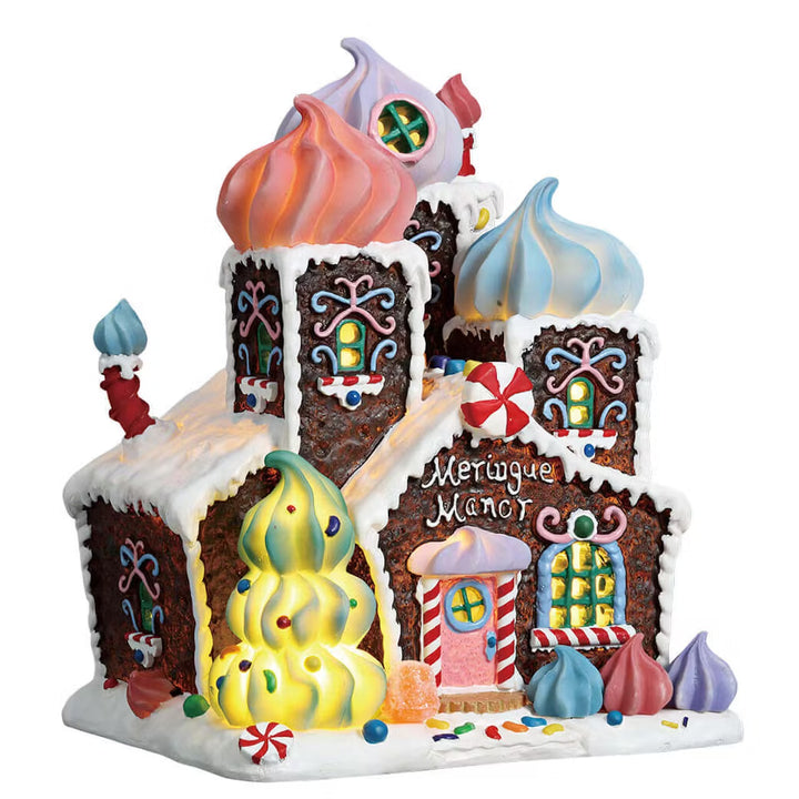 Lemax Sugar 'N Spice Village: Meringue Manor sparkle-castle