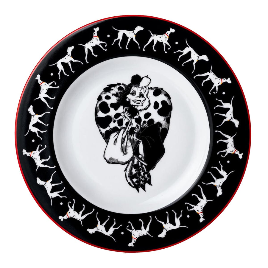 Disney English Ladies: Cruella 6" Decorative Plate sparkle-castle