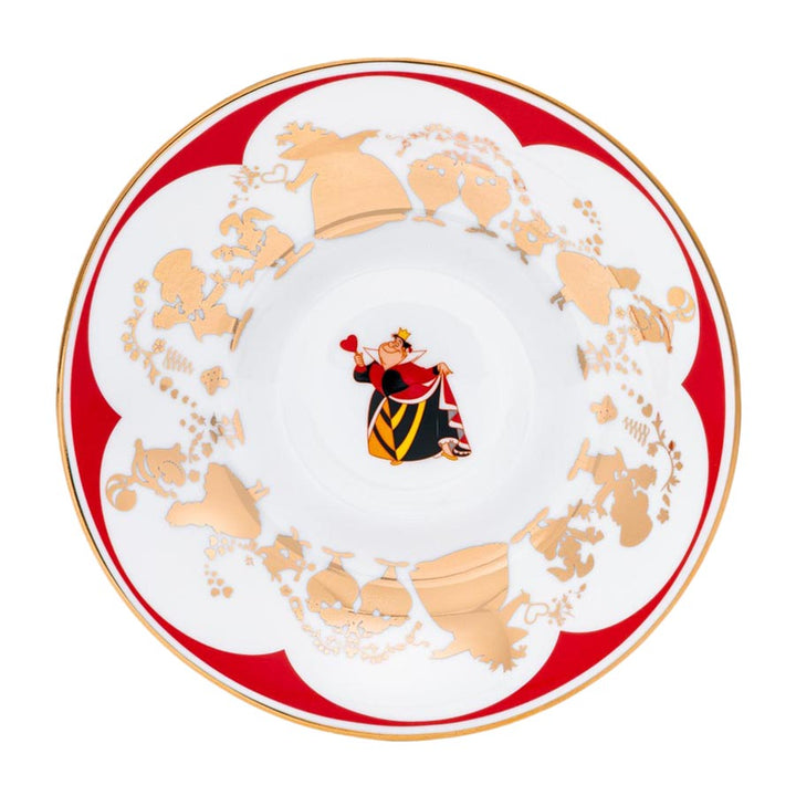Disney English Ladies: Queen of Hearts Decorative Cup & Saucer sparkle-castle