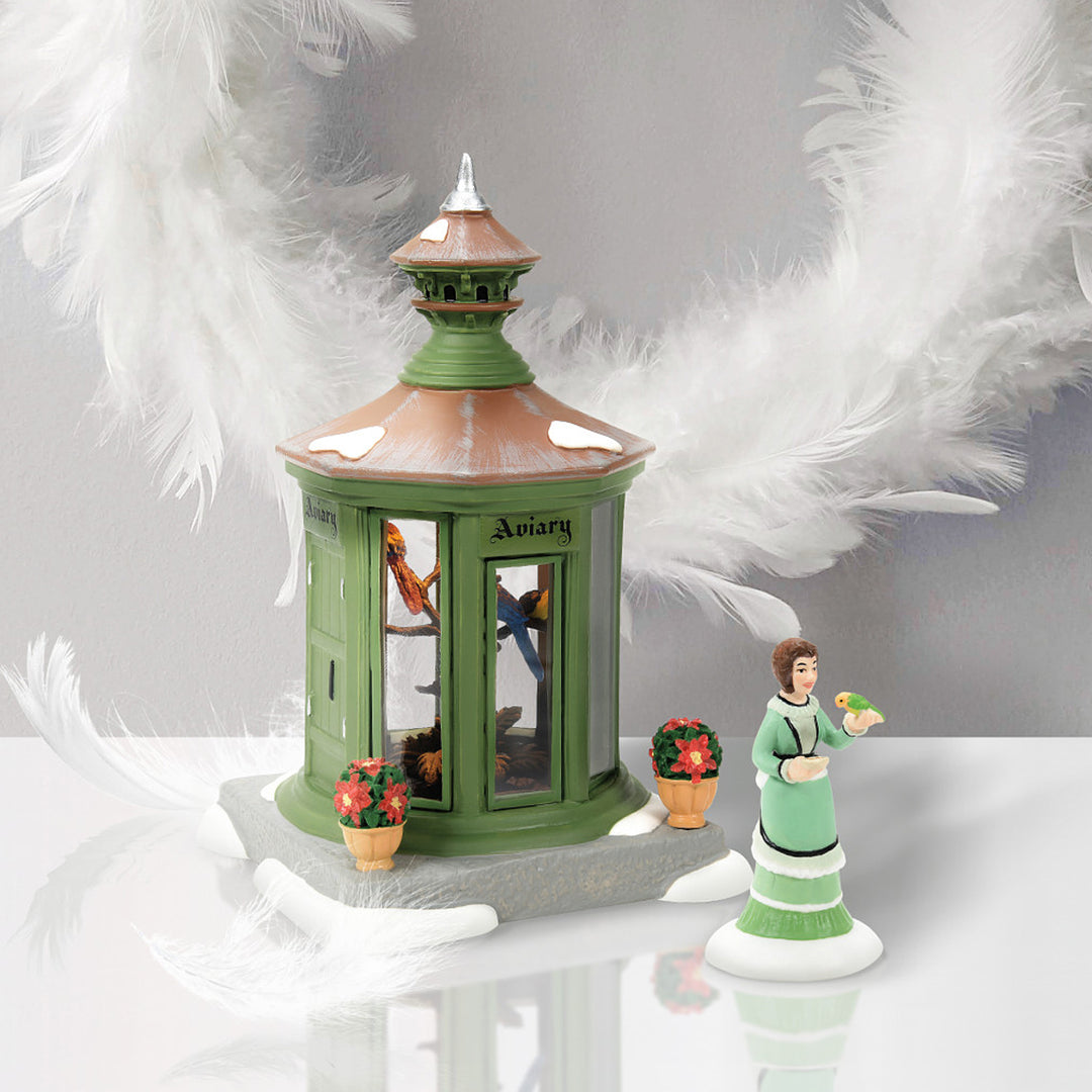 Department 56 Dickens Village: An Aviary, In Honor sparkle-castle