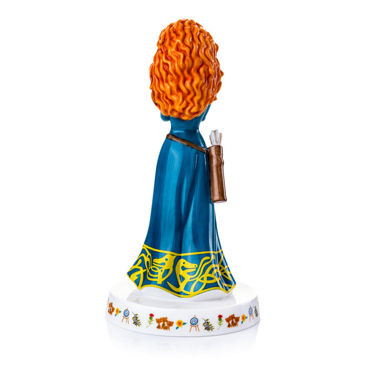 Disney English Ladies: Merida Holding Emerald May Birthstone Figurine sparkle-castle