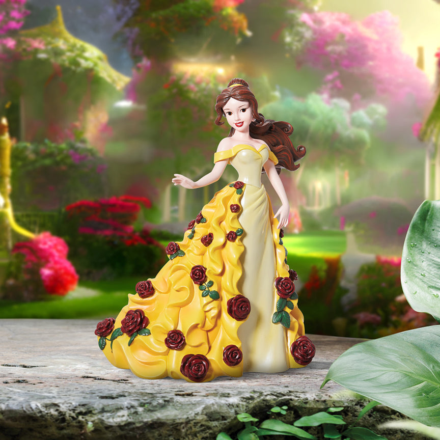 Disney Showcase Botanicals: Belle Figurine sparkle-castle