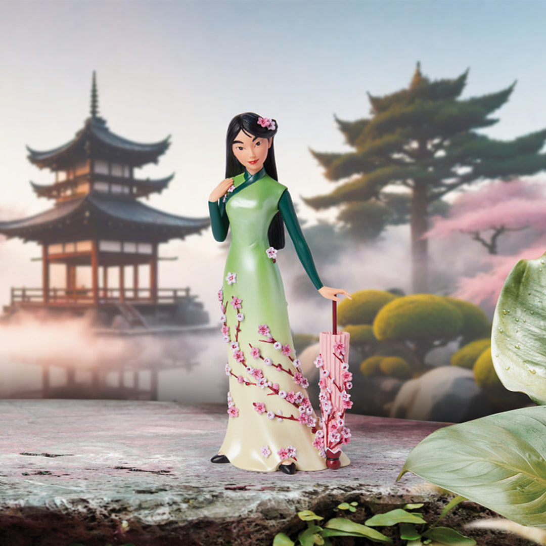 Disney Showcase Botanicals: Mulan Figurine sparkle-castle