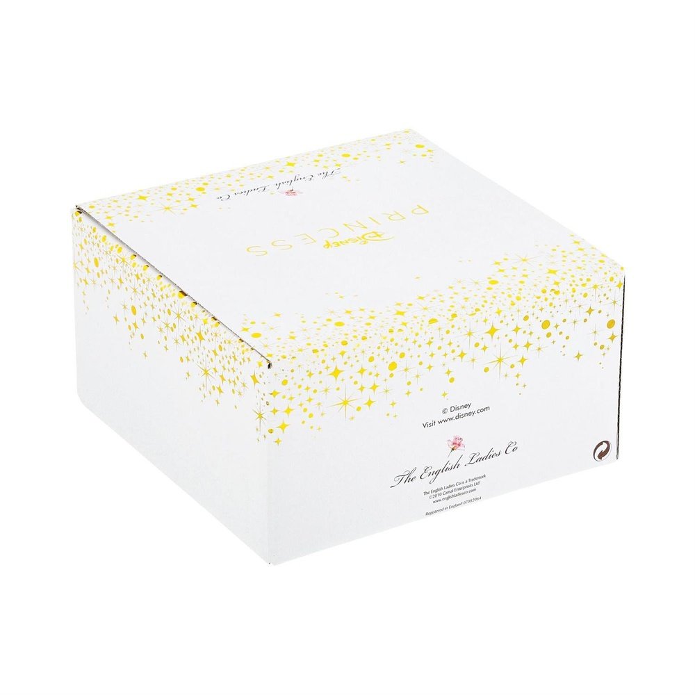 Disney English Ladies: Tiara Gold Rapunzel Decorative Cup & Saucer sparkle-castle