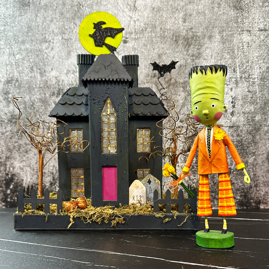 Lori Mitchell Halloween Collection: Fabulous Frank Figurine sparkle-castle