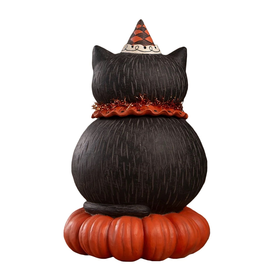 Johanna Parker by Bethany Lowe: Happy Plumpkin Jack Container sparkle-castle