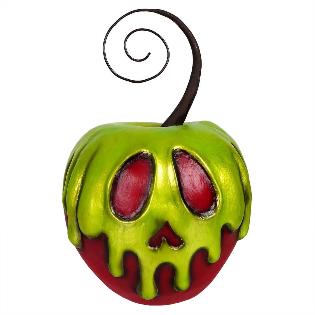 LeeAnn Kress by Bethany Lowe: Large Red Apple with Green Poison Figurine sparkle-castle