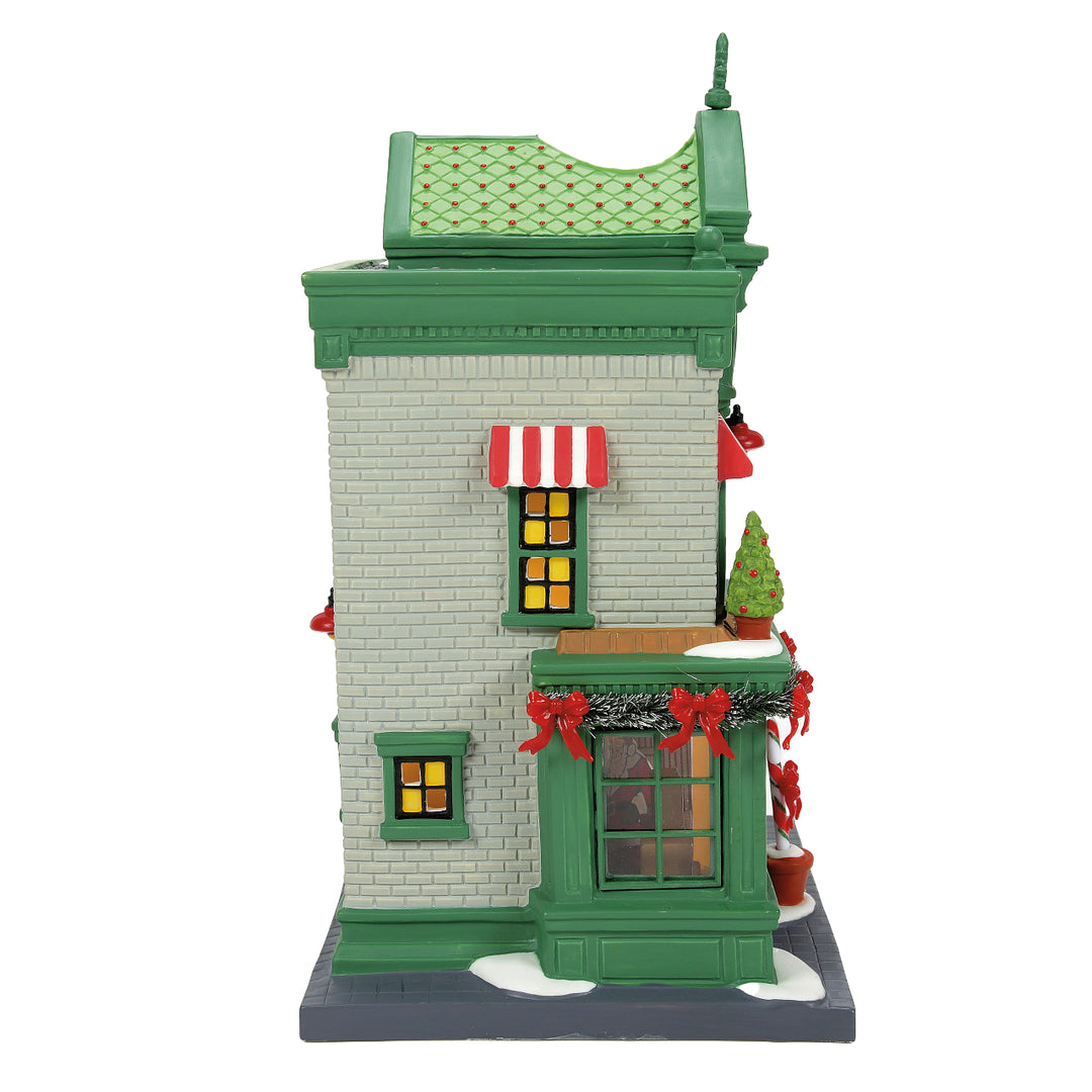 Department 56 Christmas in the City Village: Santa's Corner Confectionery sparkle-castle