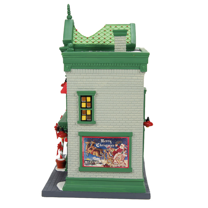 Department 56 Christmas in the City Village: Santa's Corner Confectionery sparkle-castle