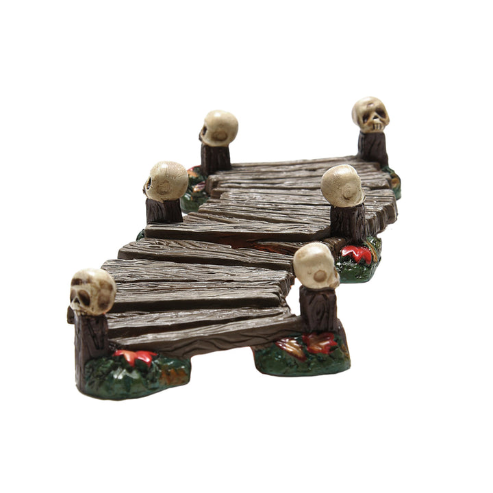 Department 56 Cross Product Halloween Village Accessory: Haunted Boardwalk sparkle-castle