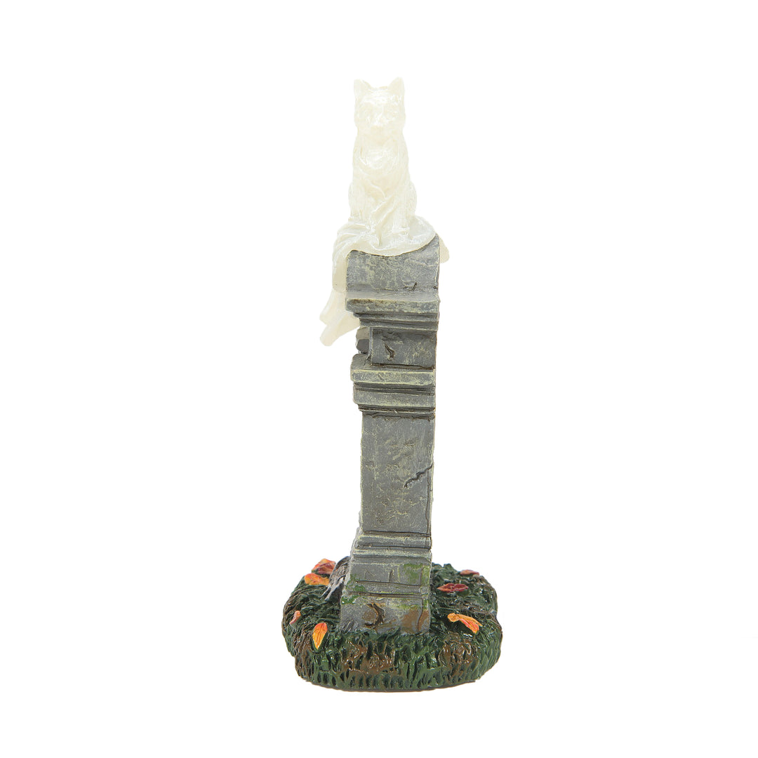 Department 56 Cross Product Halloween Village Accessory: Kit E Kat Tombstone sparkle-castle