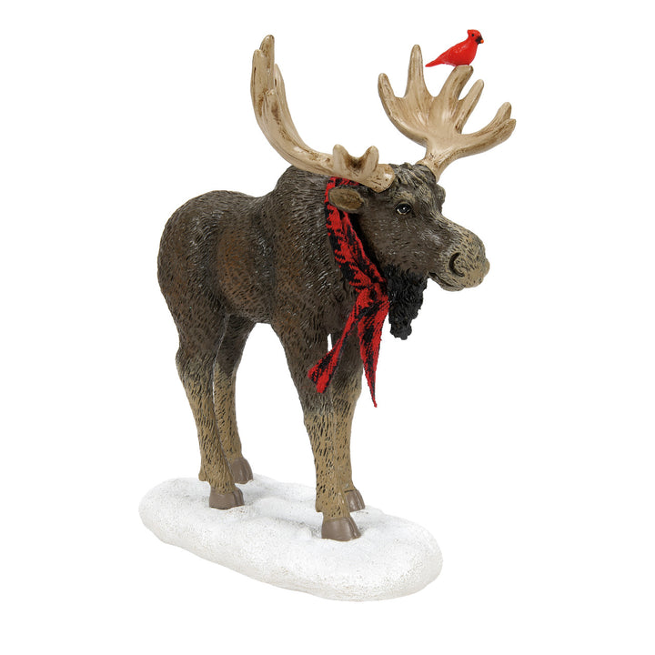 Department 56 Cross Product Village Accessory: Merry ChristMOOSE sparkle-castle