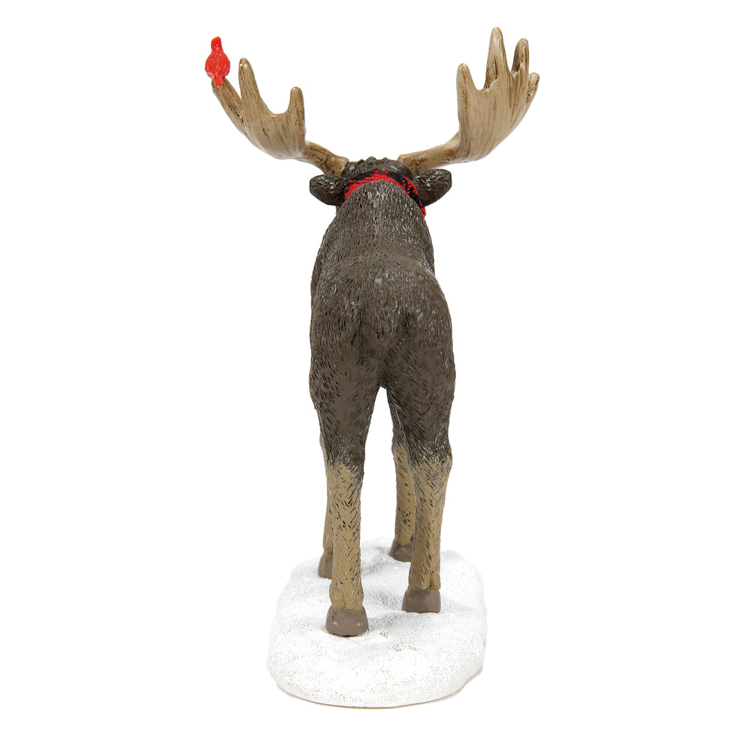 Department 56 Cross Product Village Accessory: Merry ChristMOOSE sparkle-castle