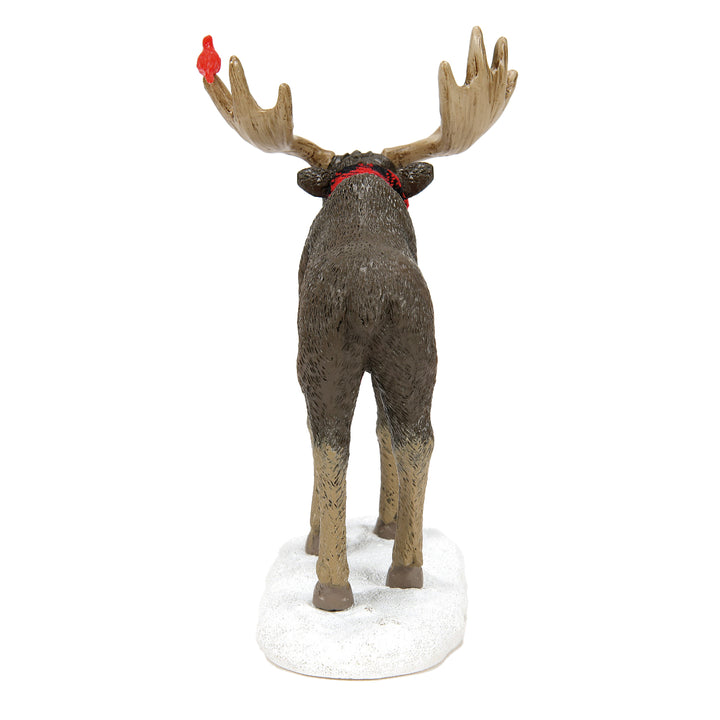 Department 56 Cross Product Village Accessory: Merry ChristMOOSE sparkle-castle