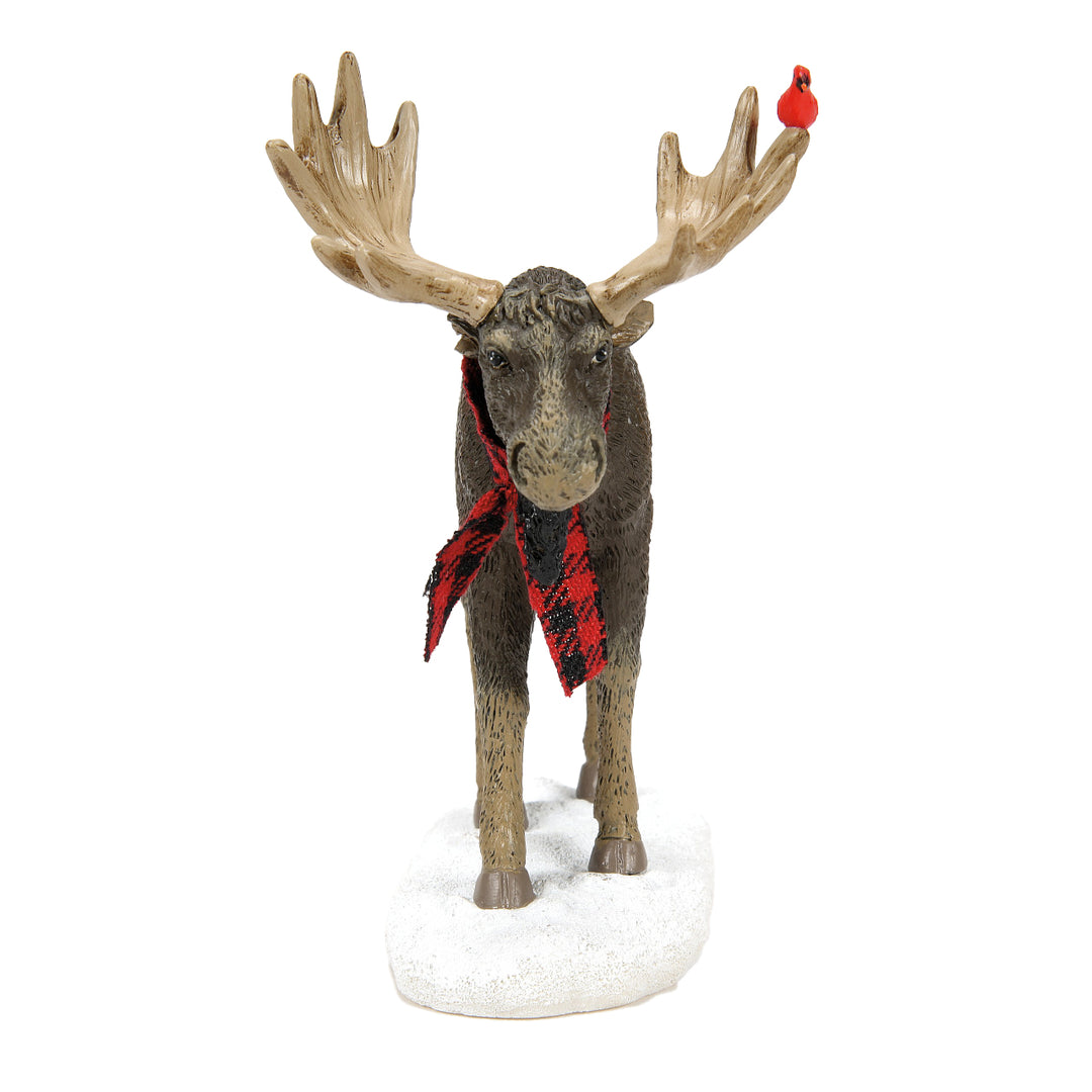Department 56 Cross Product Village Accessory: Merry ChristMOOSE sparkle-castle