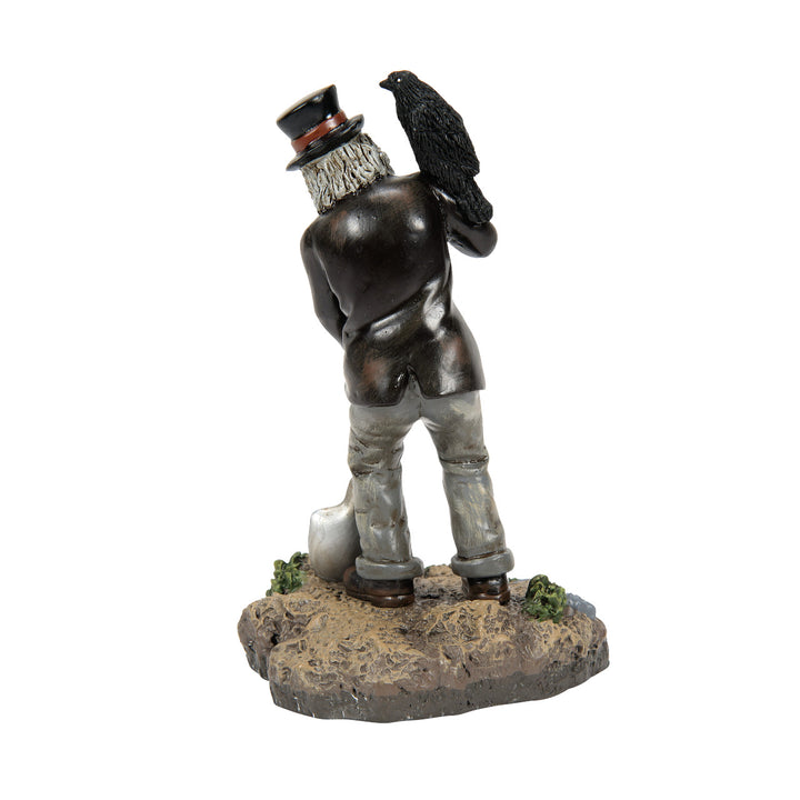 Department 56 Cross Product Halloween Village Accessory: Quote The Raven, Dig Some More sparkle-castle