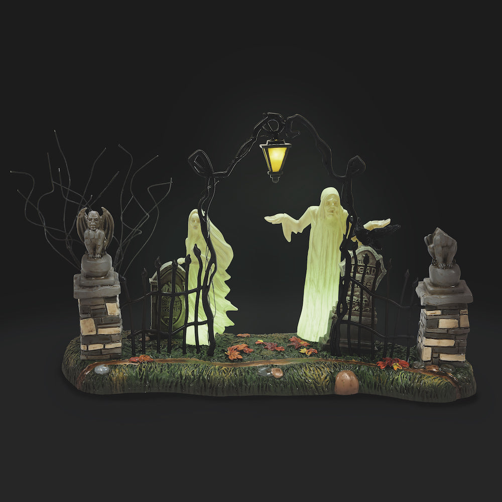 Department 56 Cross Product Halloween Village Accessory: Spiritual Guidance sparkle-castle