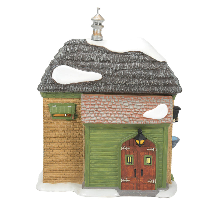 Department 56 Dickens Village: A Calf In Time For Christmas sparkle-castle