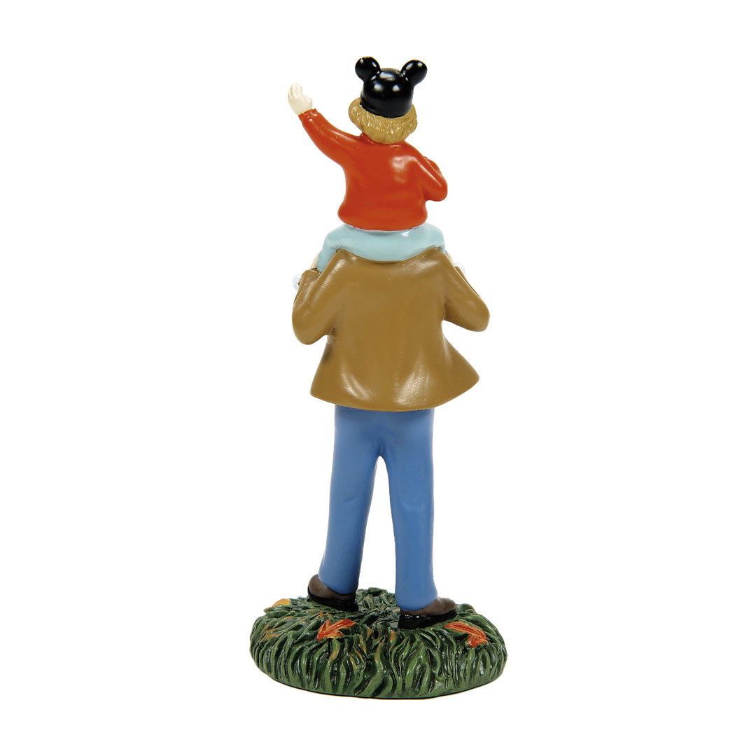Department 56 Disney Snow Village Halloween Accessory: Visiting The Park, Set of 3 sparkle-castle