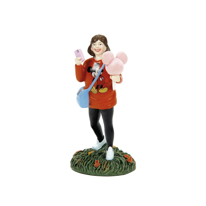 Department 56 Disney Snow Village Halloween Accessory: Visiting The Park, Set of 3 sparkle-castle