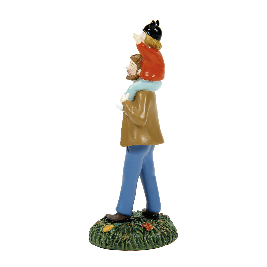 Department 56 Disney Snow Village Halloween Accessory: Visiting The Park, Set of 3 sparkle-castle