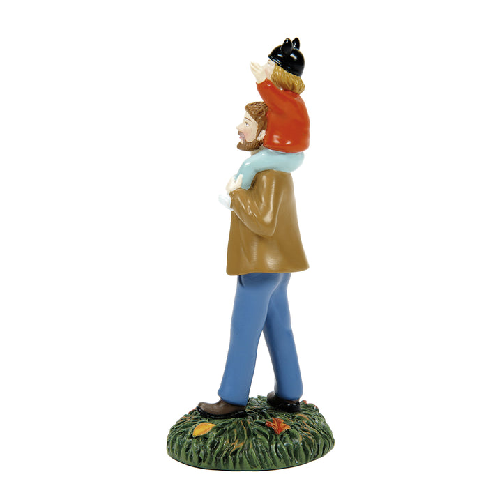 Department 56 Disney Snow Village Halloween Accessory: Visiting The Park, Set of 3 sparkle-castle