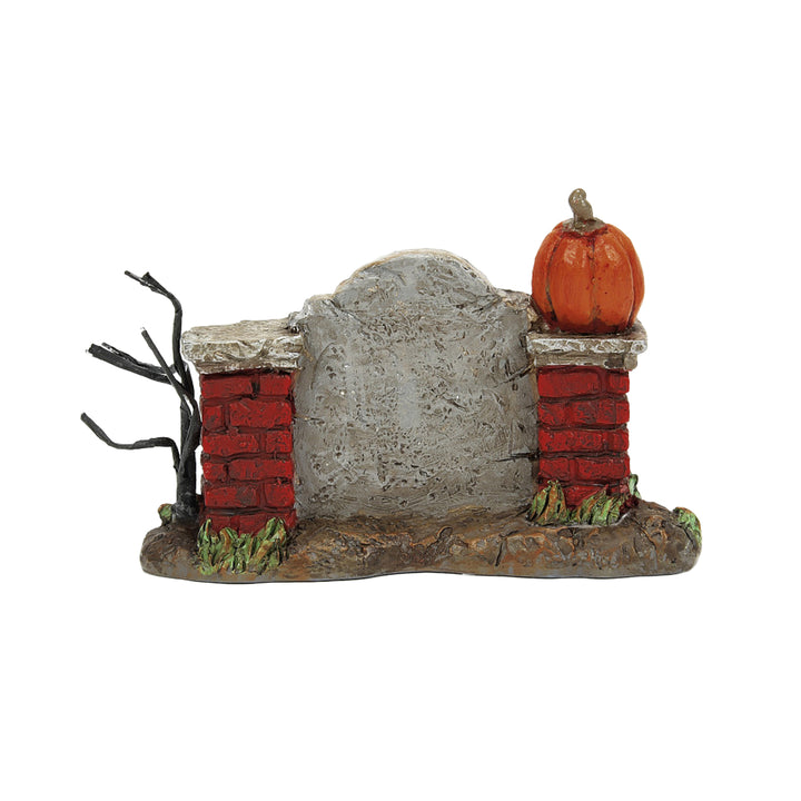 Department 56 Elvira Village: Fallen Church of Fallwell, Set of 2 sparkle-castle