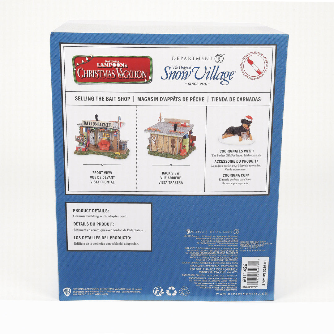 Department 56 National Lampoon’s Christmas Vacation Village: Selling The Bait Shop sparkle-castle