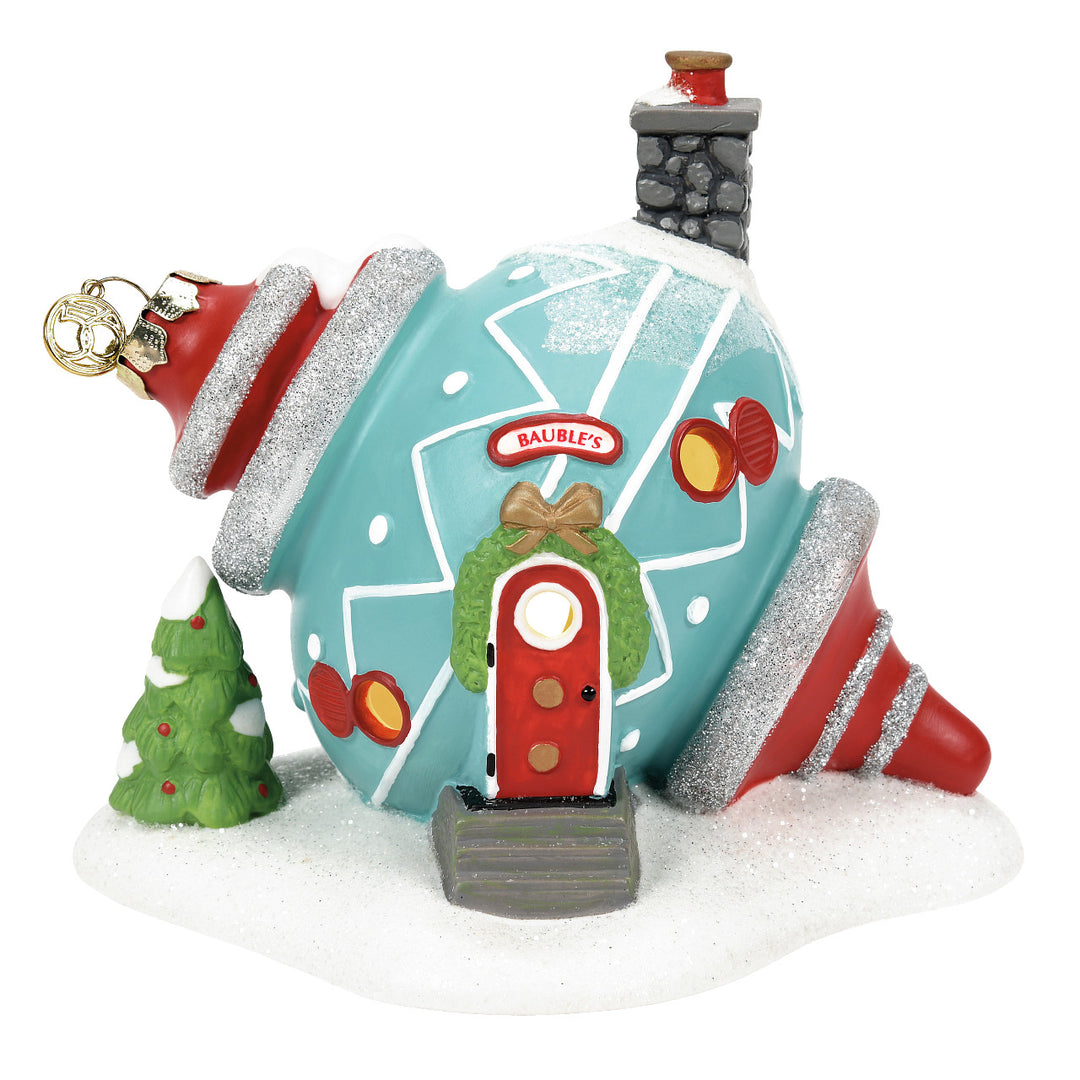 Department 56 North Pole Series: Bauble's Ornament House sparkle-castle