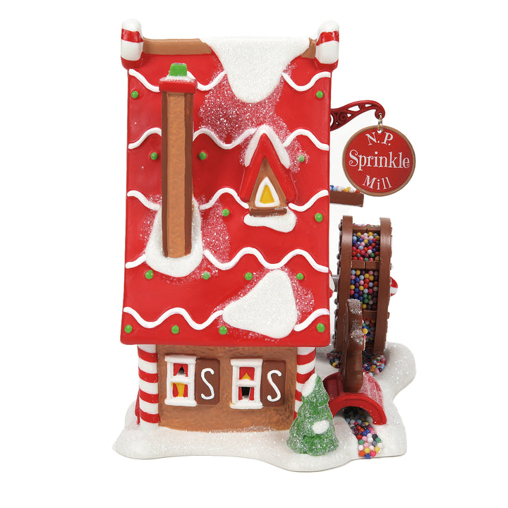 Department 56 North Pole Series: Sprinkle Mill sparkle-castle