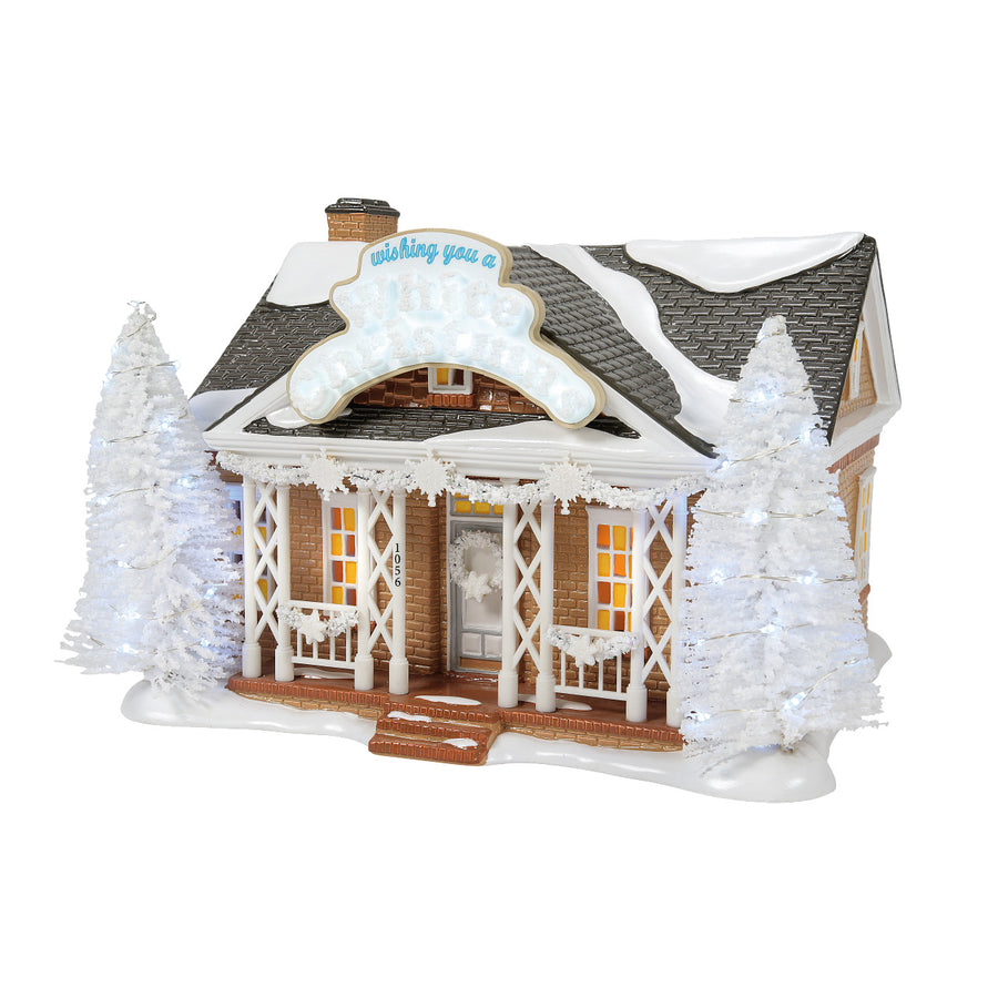 Department 56 Original Snow Village: 1056 Christmas Lane sparkle-castle