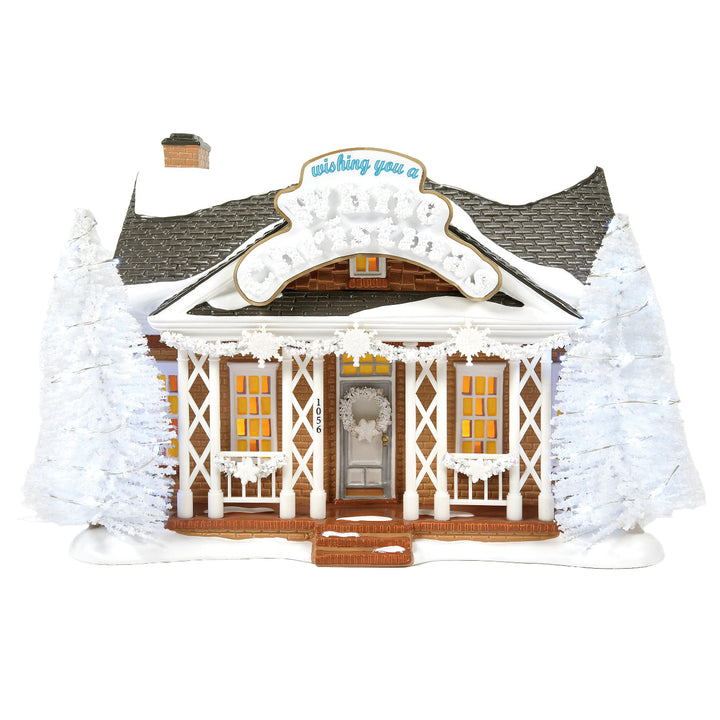 Department 56 Original Snow Village: 1056 Christmas Lane sparkle-castle