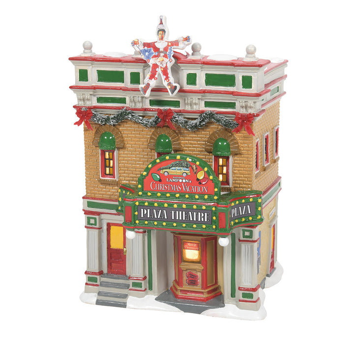 Department 56 Original Snow Village: Christmas Vacation Premiere At The Plaza sparkle-castle