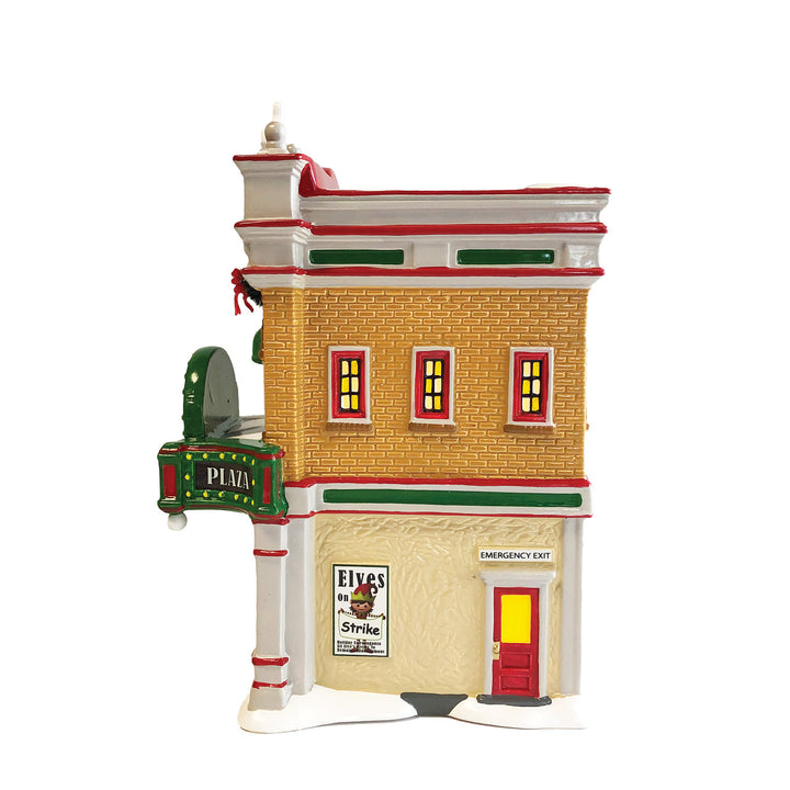 Department 56 Original Snow Village: Christmas Vacation Premiere At The Plaza sparkle-castle