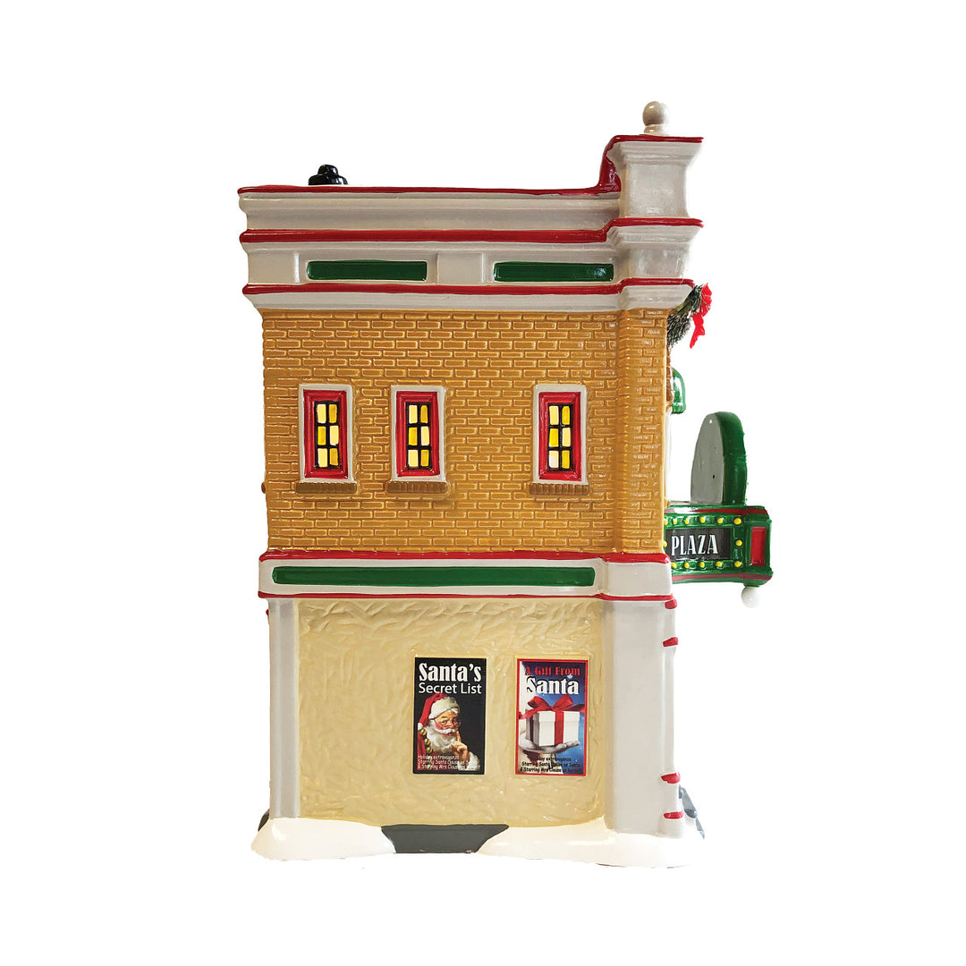 Department 56 Original Snow Village: Christmas Vacation Premiere At The Plaza sparkle-castle