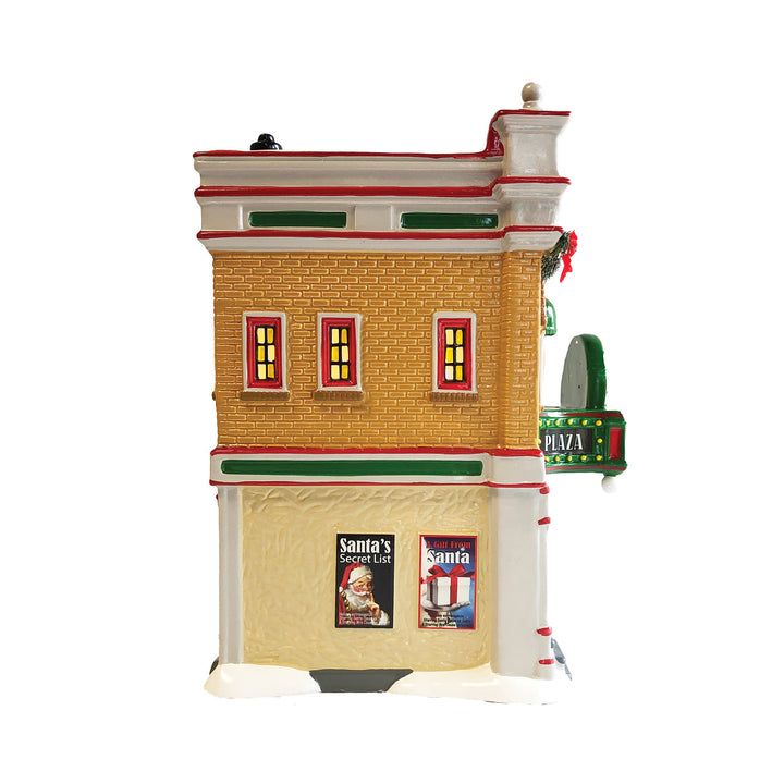 Department 56 Original Snow Village: Christmas Vacation Premiere At The Plaza sparkle-castle