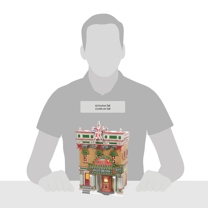 Department 56 Original Snow Village: Christmas Vacation Premiere At The Plaza sparkle-castle