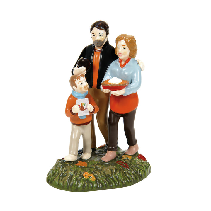 Department 56 Snow Village Harvest Accessory: Touchdowns, Turkey, & Pie sparkle-castle