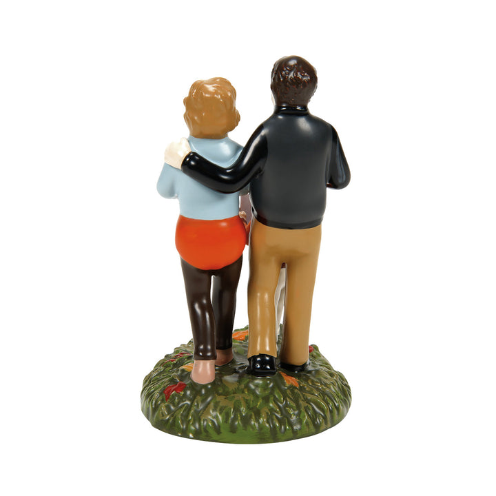 Department 56 Snow Village Harvest Accessory: Touchdowns, Turkey, & Pie sparkle-castle