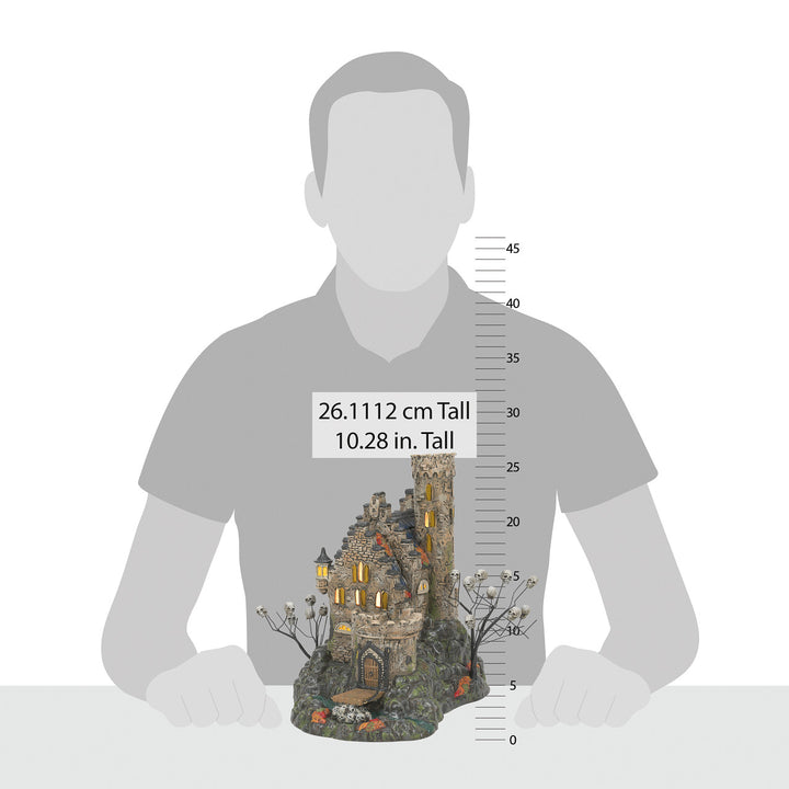 Department 56 Snow Village Halloween: Castle Calvaria sparkle-castle