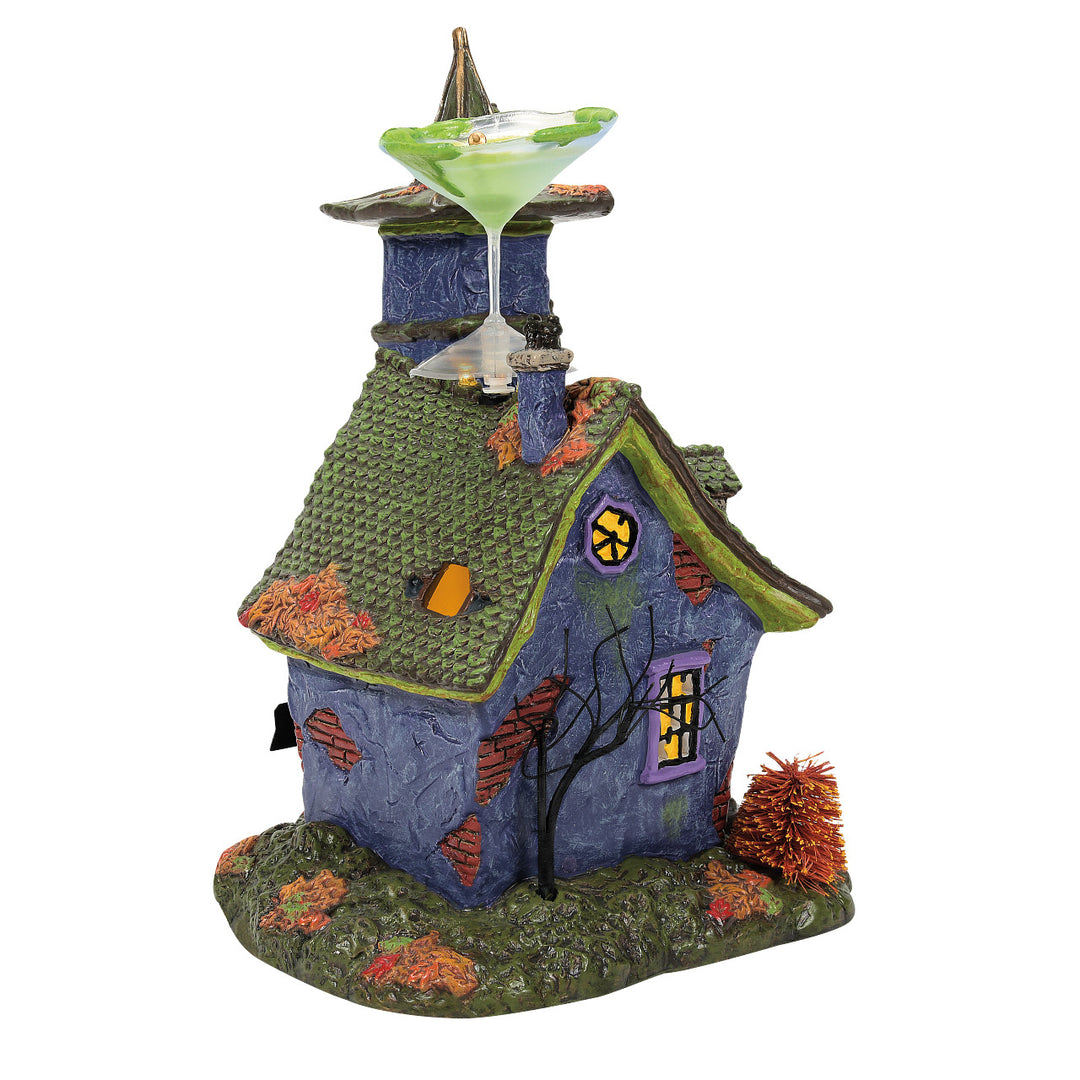 Department 56 Snow Village Halloween: Monstertini's Nightclub sparkle-castle