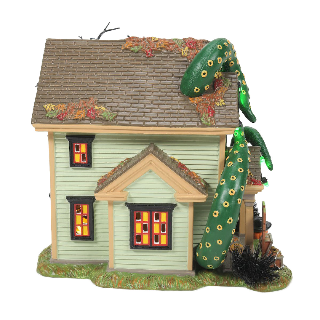 Department 56 Snow Village Halloween: The Kraken House sparkle-castle