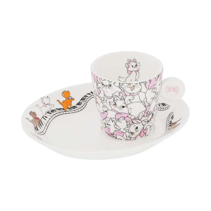 Disney English Ladies: Aristocats Decorative Cup & Saucer sparkle-castle