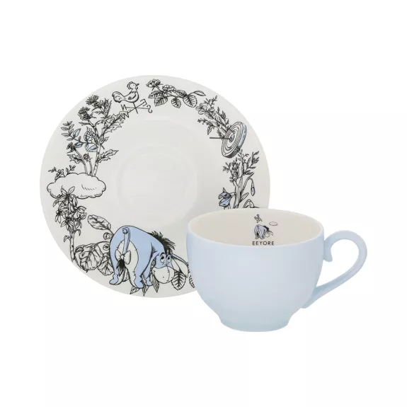 Disney English Ladies: Eeyor Decorative Cup & Saucer sparkle-castle