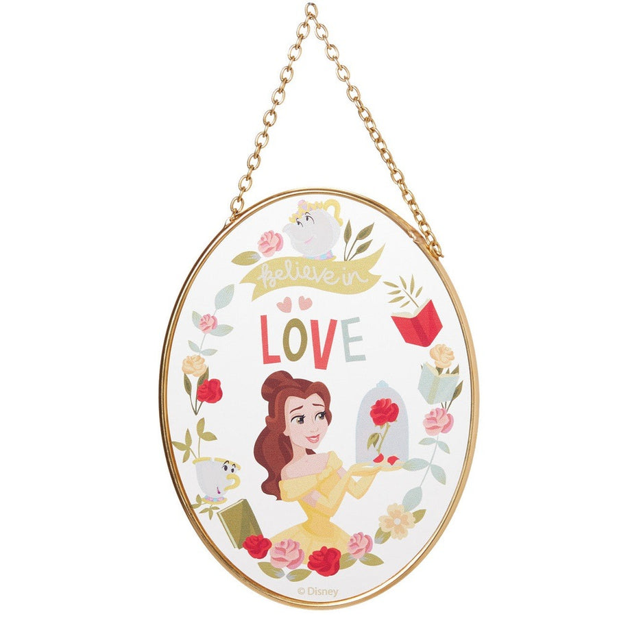 Disney Showcase: Disney Garden Belle Suncatcher sparkle-castle