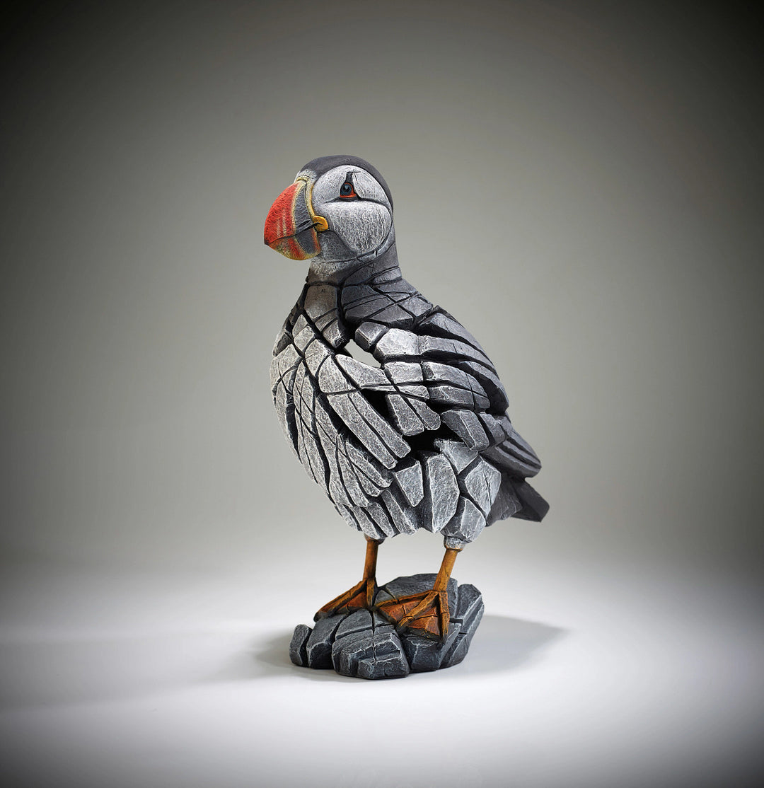 Edge Sculpture: Puffin sparkle-castle