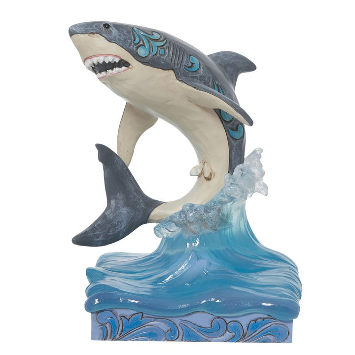 Jim Shore Animal Planet: Great White Shark Figurine sparkle-castle