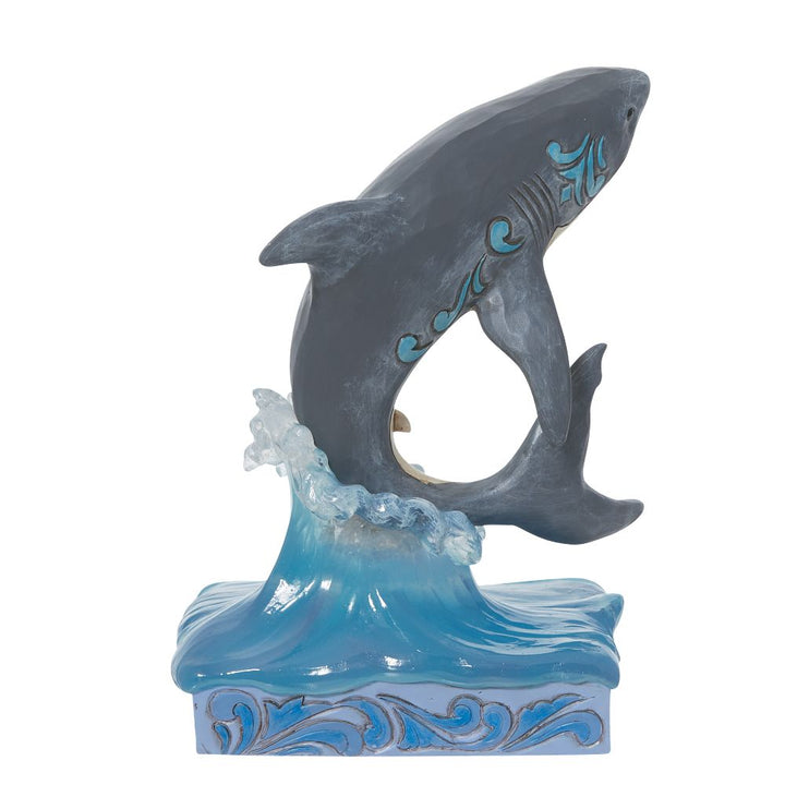 Jim Shore Animal Planet: Great White Shark Figurine sparkle-castle