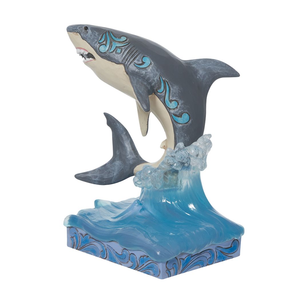 Jim Shore Animal Planet: Great White Shark Figurine sparkle-castle