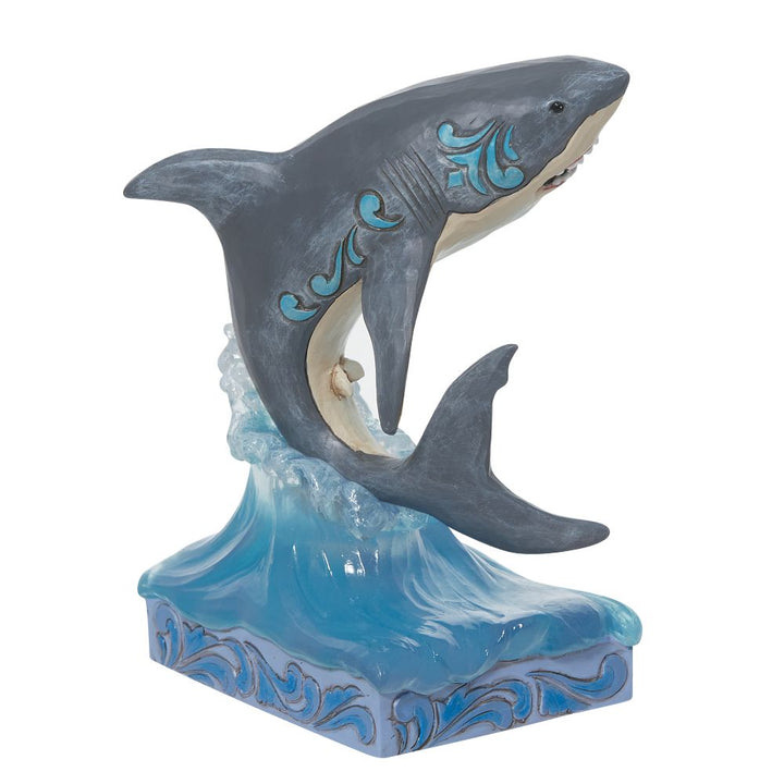 Jim Shore Animal Planet: Great White Shark Figurine sparkle-castle